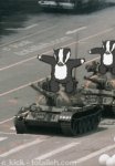 Tiananmen Tank Badger (animated)