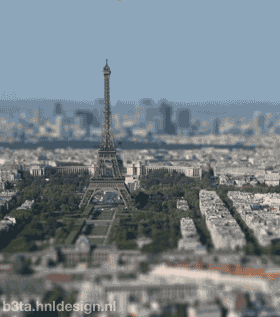 Paris Tilt Shift (animated)