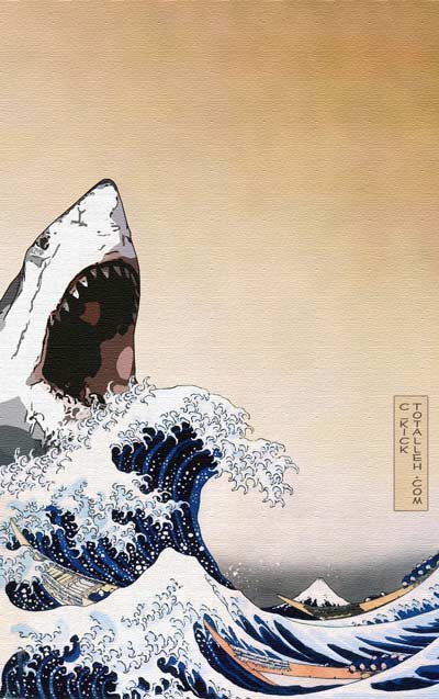 Hokusai's Shark